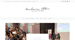 Desktop Screenshot of maulanaakbar.com